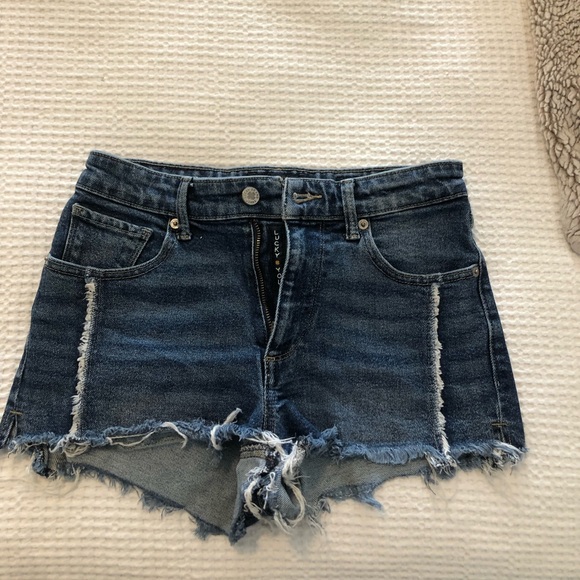 Lucky Brand Mid-High Waist Jean Shorts - Picture 1 of 4